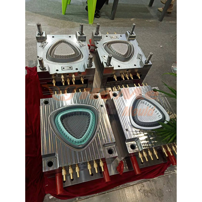 Plastik Injeksi Wash Filter Basket 2 Cetakan Injeksi Warna